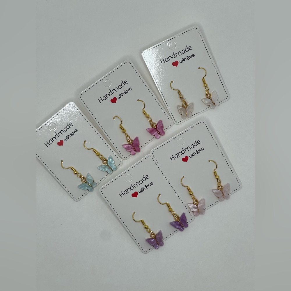Fantasy Butterfly Earrings|Fantasy Jewelry|Cute Butterfly|Kawaii Butterfly|